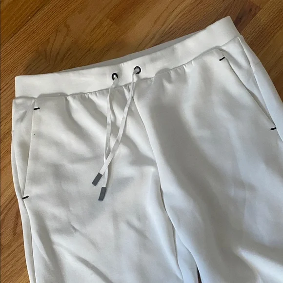 Athletic Works Men's White Ivory Joggers Large - Picture 2 of 7